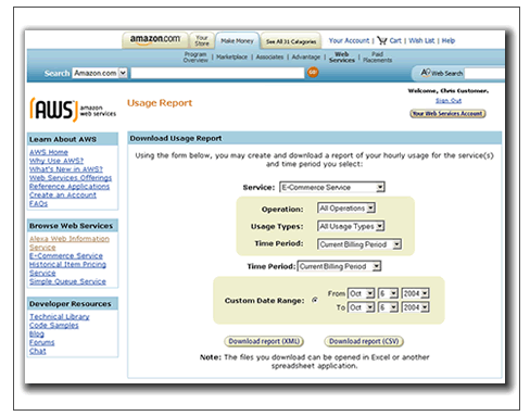 Amazon Web Services Statement